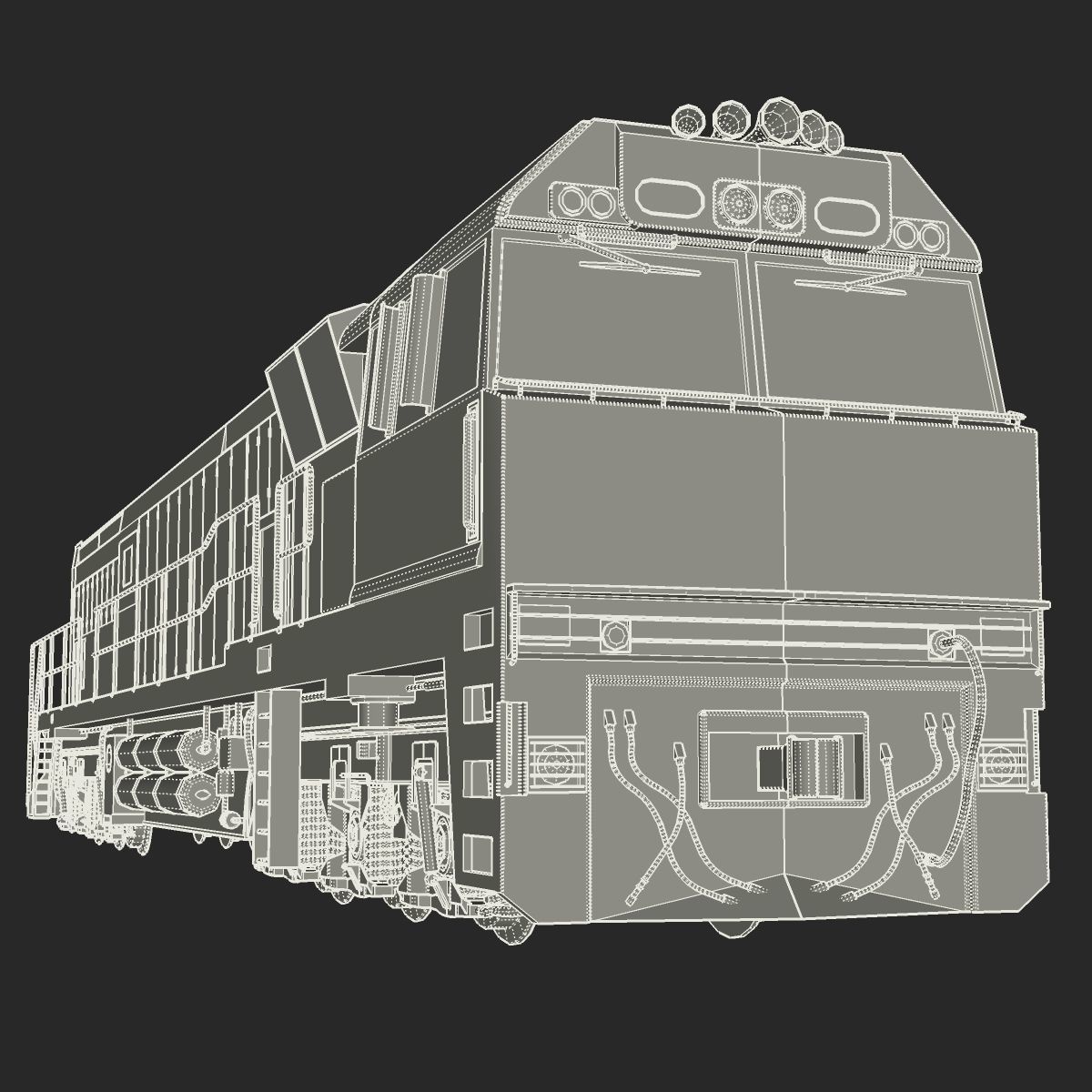 Australian Trains 3D Model Collection_9