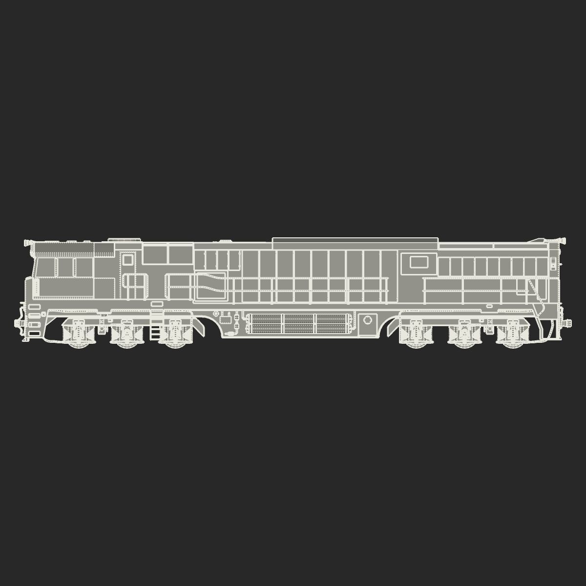 Australian Trains 3D Model Collection_8