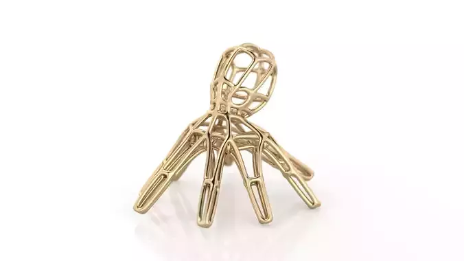Lines Pendant Octopus 3D print model