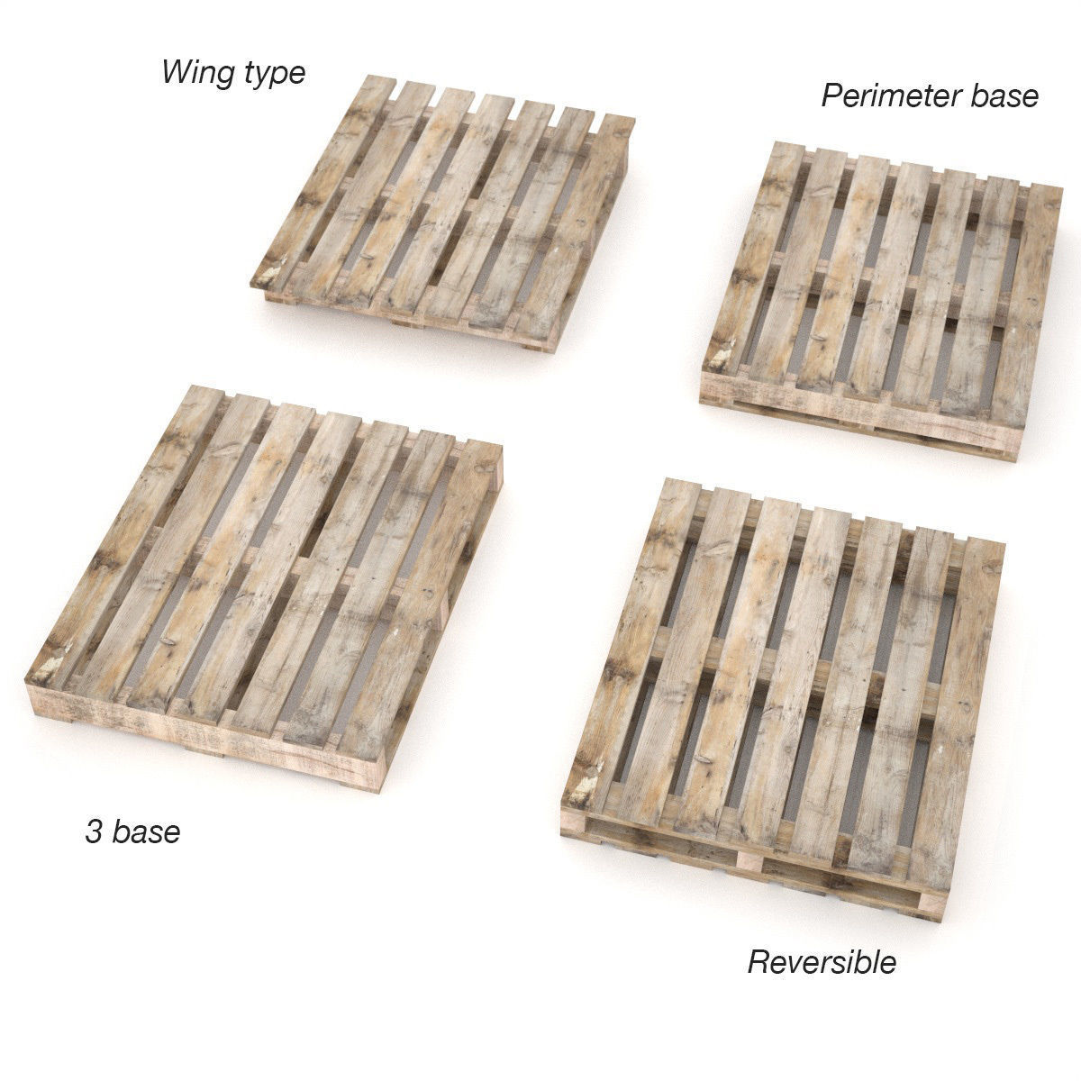 Wooden industrial staff 3D Model Collection_3