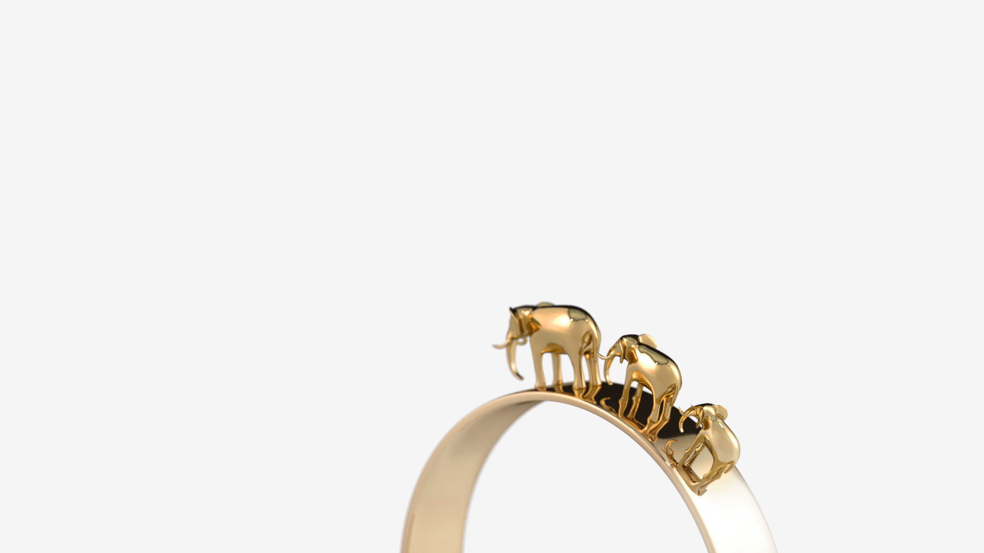 Sahara Bracelet Elephants 3D print model_4