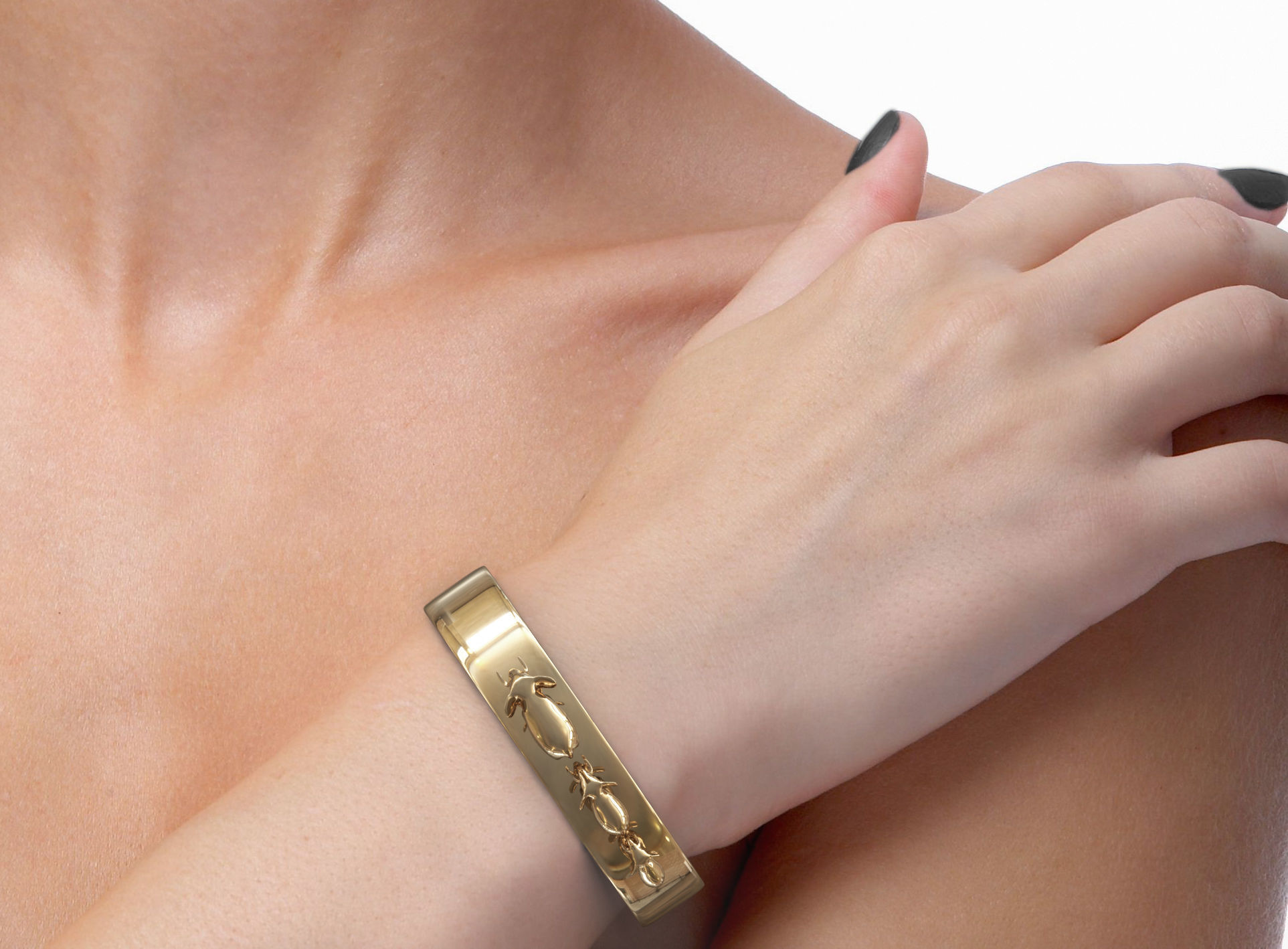 Sahara Bracelet Elephants 3D print model_6