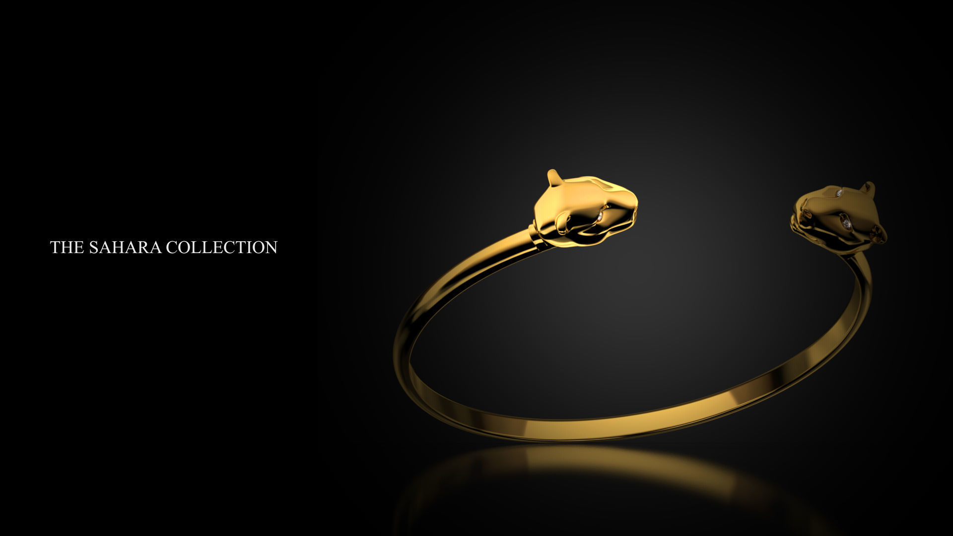 Bracelet Lions 3D print model_2