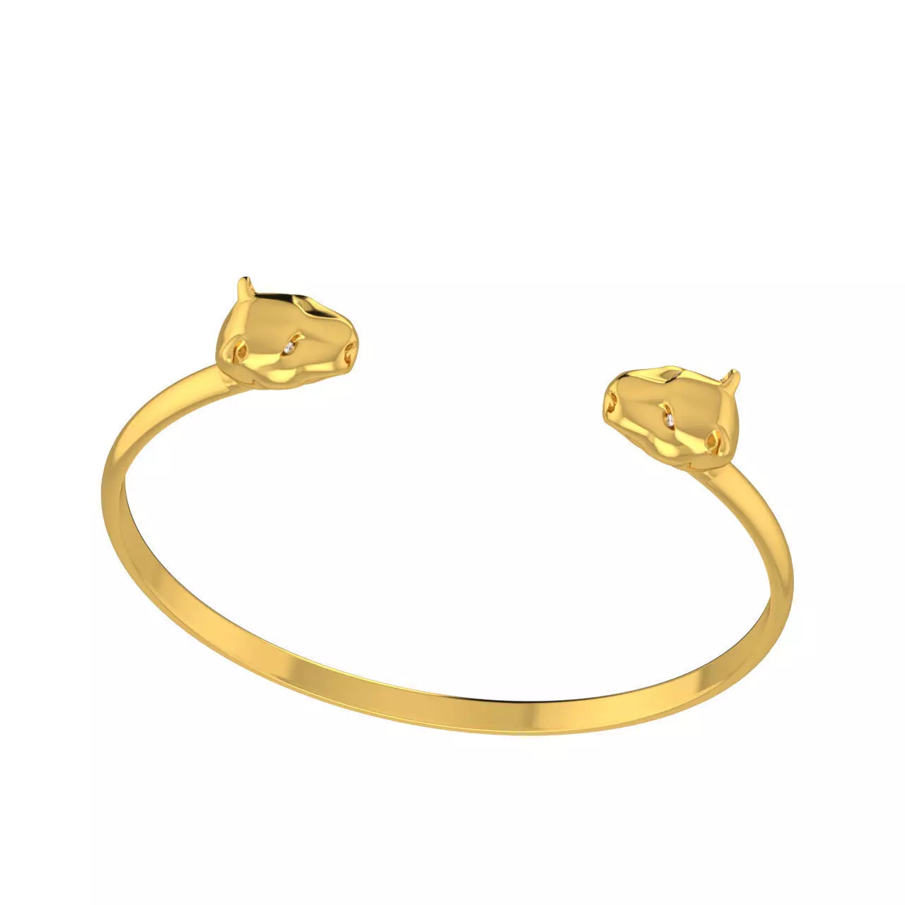 Bracelet Lions 3D print model_0