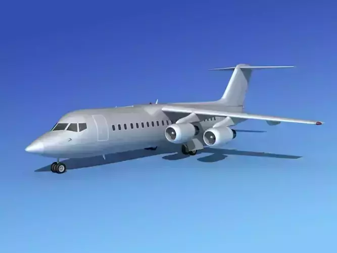 BAe 146-300 Bare Metal