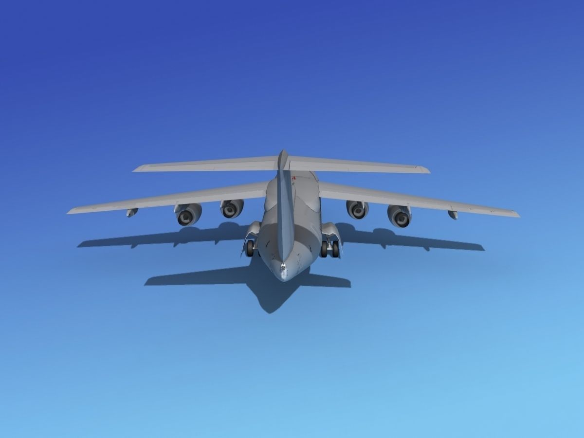 BAe 146-300 Bare Metal 3D model_6