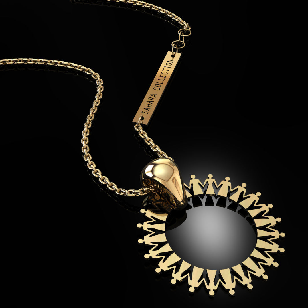 Pendant People 3D print model_2