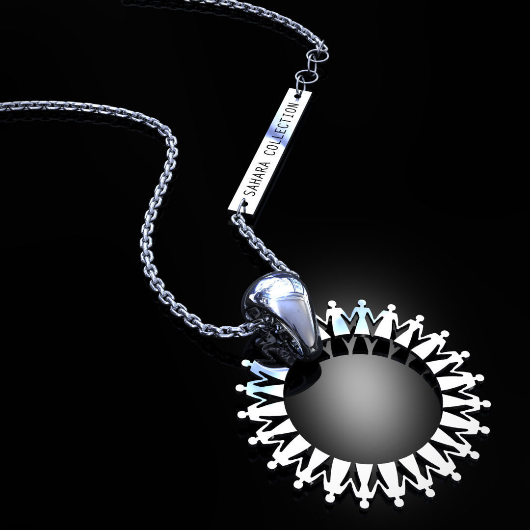Pendant People 3D print model_1