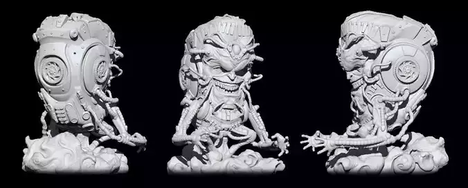 Modok sculpture