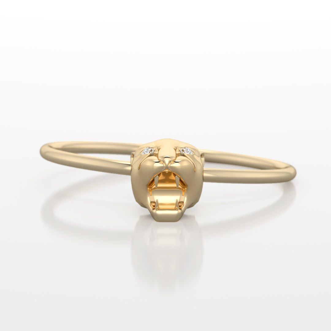 Ring Panther 3D print model_2