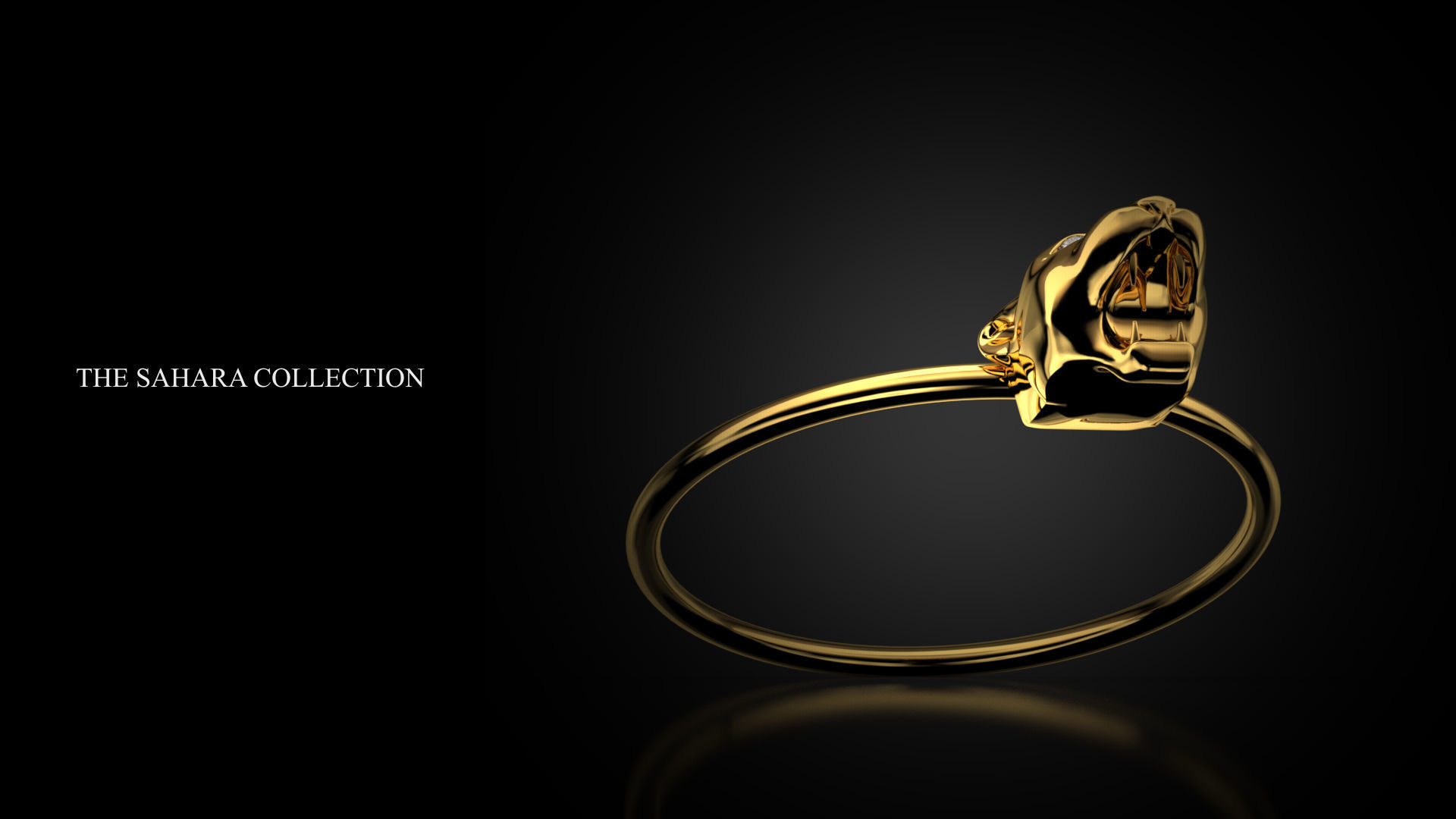 Ring Panther 3D print model_1