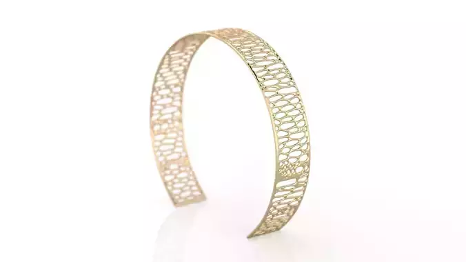 Voronoi Bracelet 3D print model
