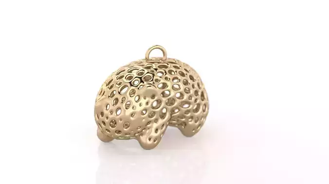 Voronoi Pendant Panda 3D print model