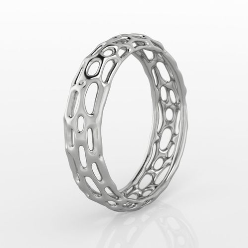 Voronoi Ring 3D print model