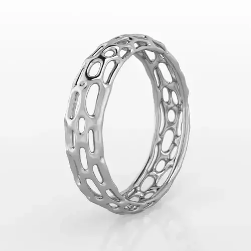 Voronoi Ring 3D print model
