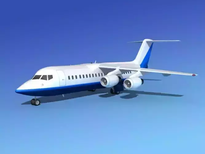 BAe 146-300 Corporate 1 3D model