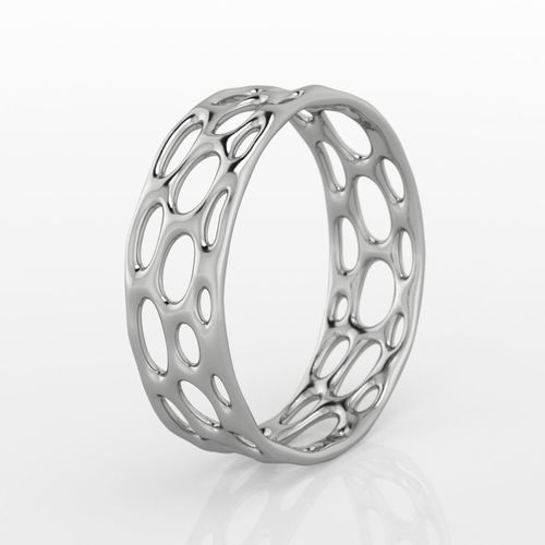 Voronoi Ring 3D print model