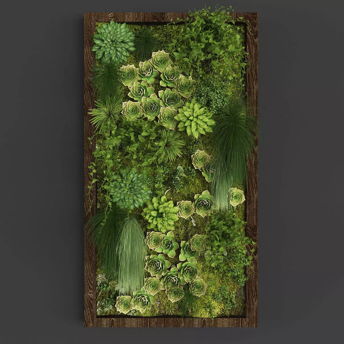 Vertical gardening 03 Low-poly 3D model_0