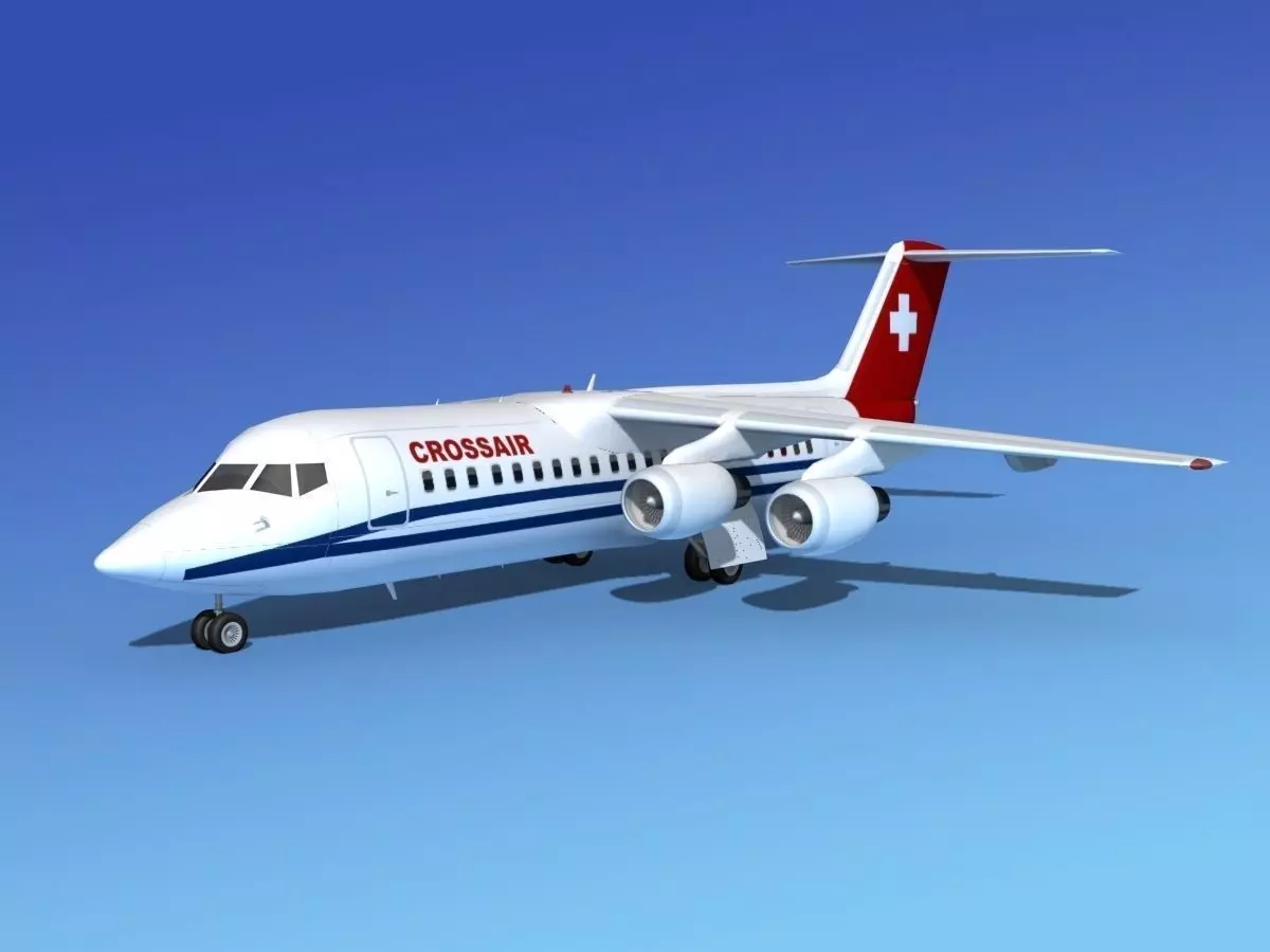 BAe 146-300 Crossair 3D model