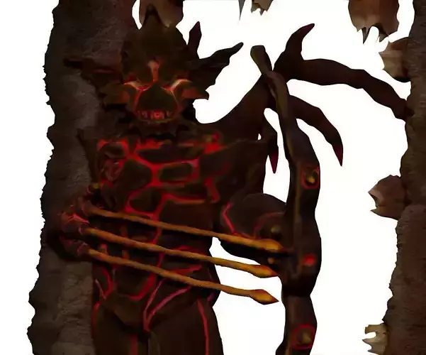 Kumasogami the Lava God 3D print model