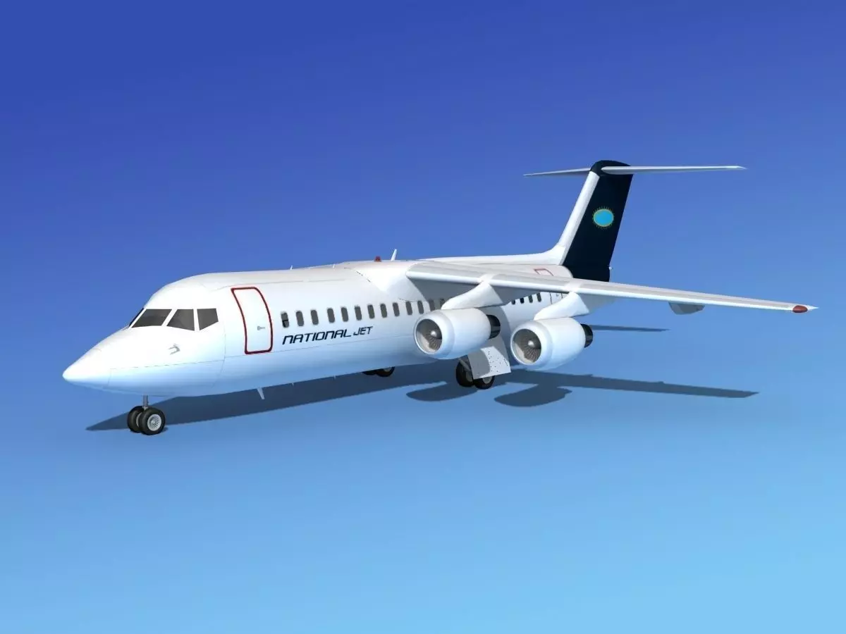 BAe 146-300 National Jet 3D model
