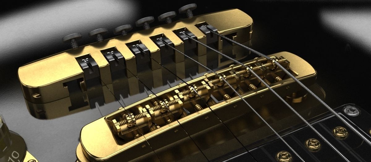 Guitar player combo 3D Model Collection_6