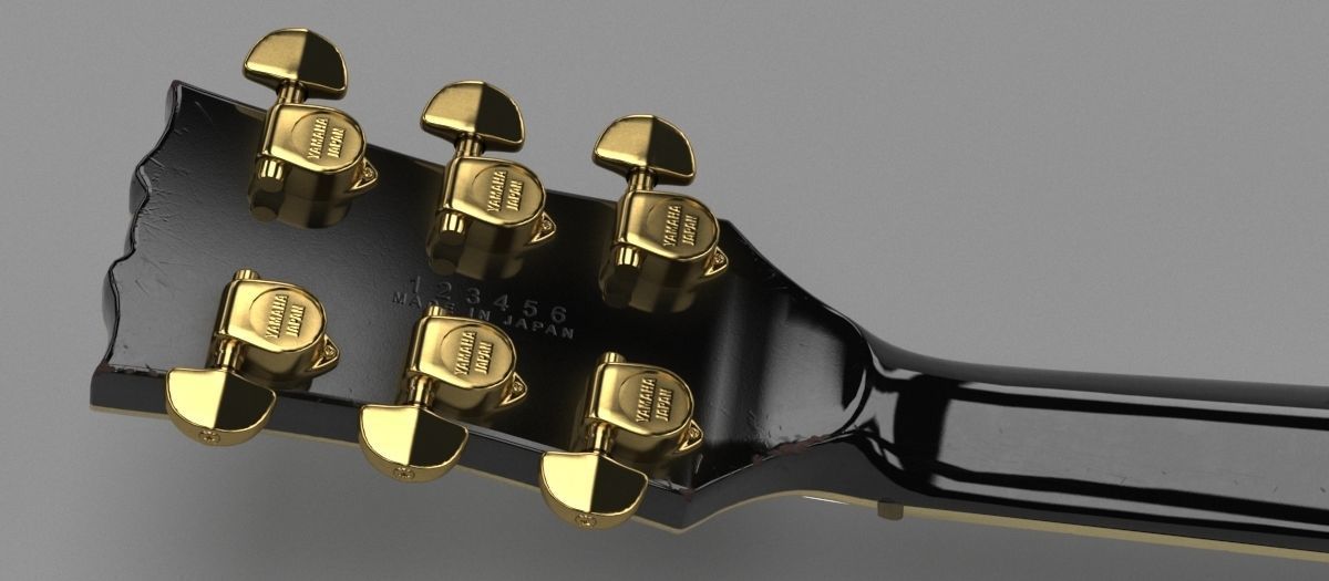 Guitar player combo 3D Model Collection_4