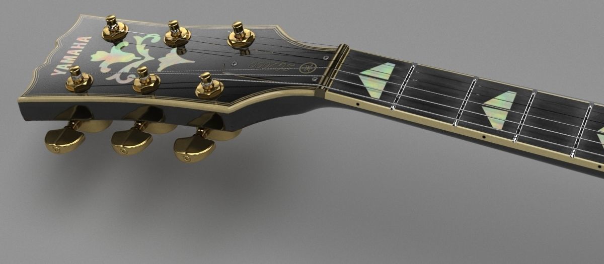 Guitar player combo 3D Model Collection_3