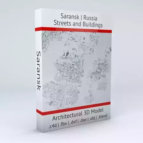 Saransk Streets and Buildings