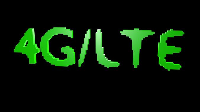 4G LTE voxel 2 3D model