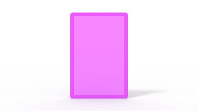 Card Low Poly Low-poly 3D model