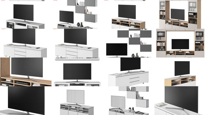 Besta TV 3D Model Collection