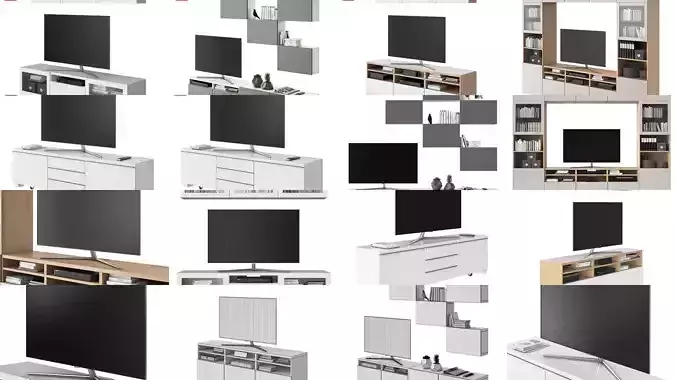 Besta TV 3D Model Collection