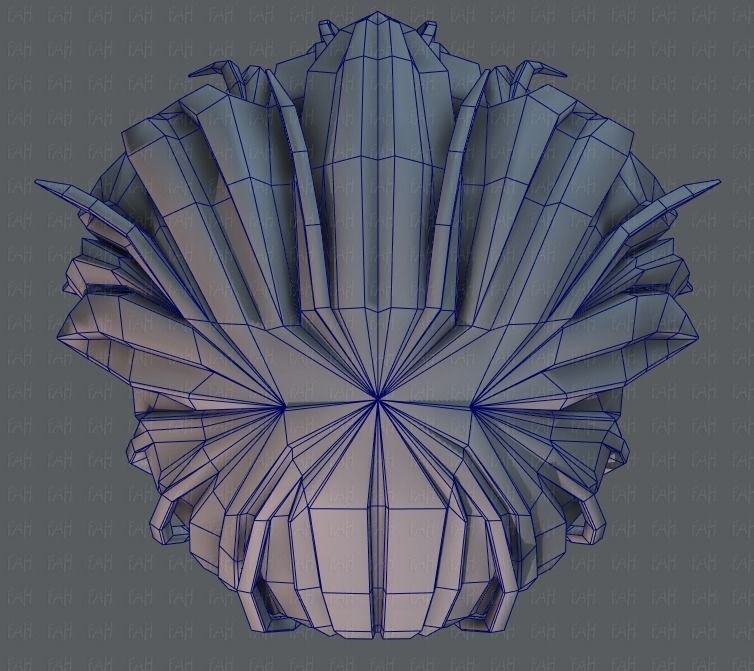 3D Hair style for boy V34 Low-poly 3D model_36