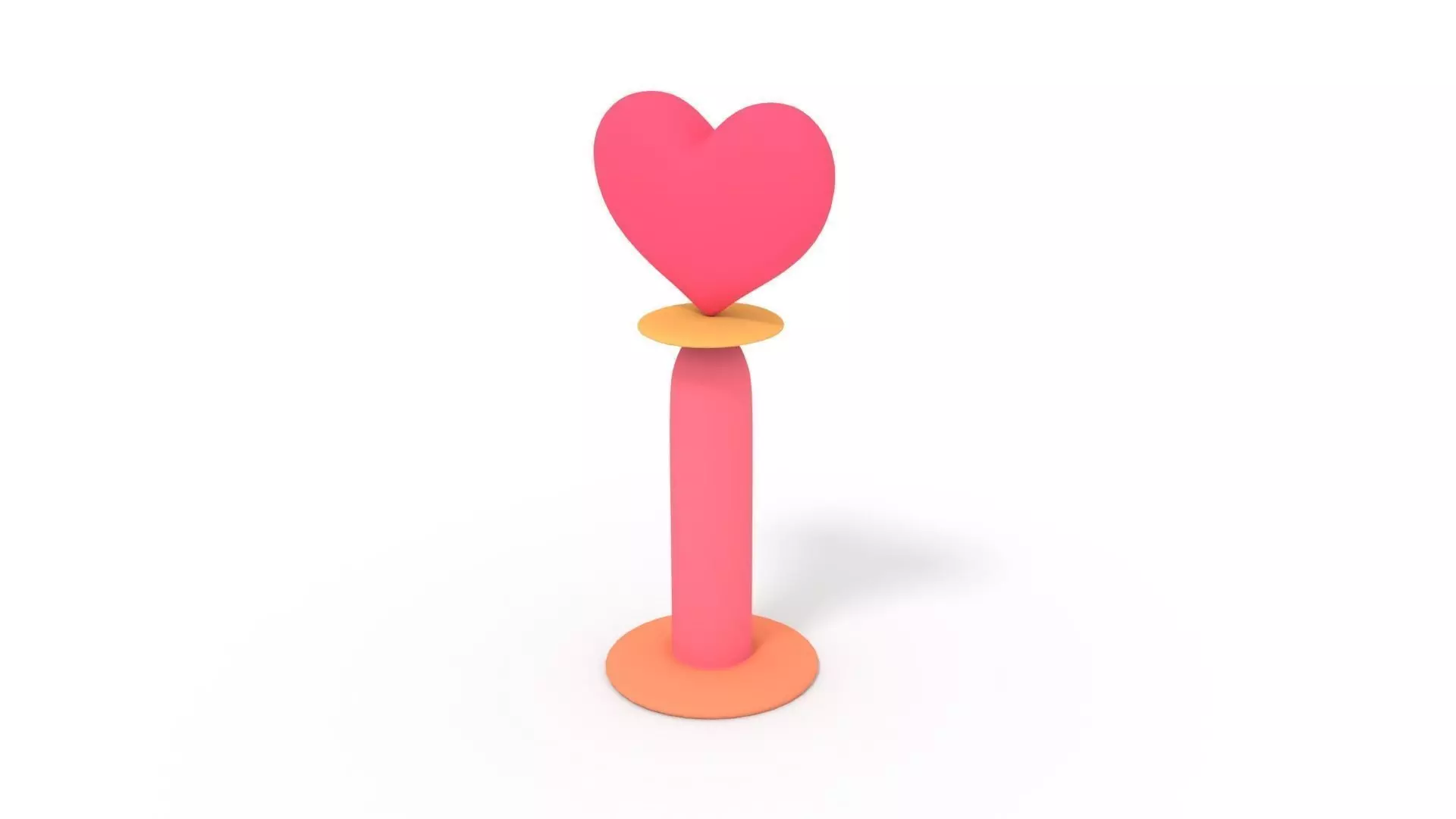 Heart Stand 3D model_0