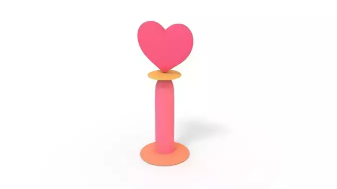 Heart Stand 3D model