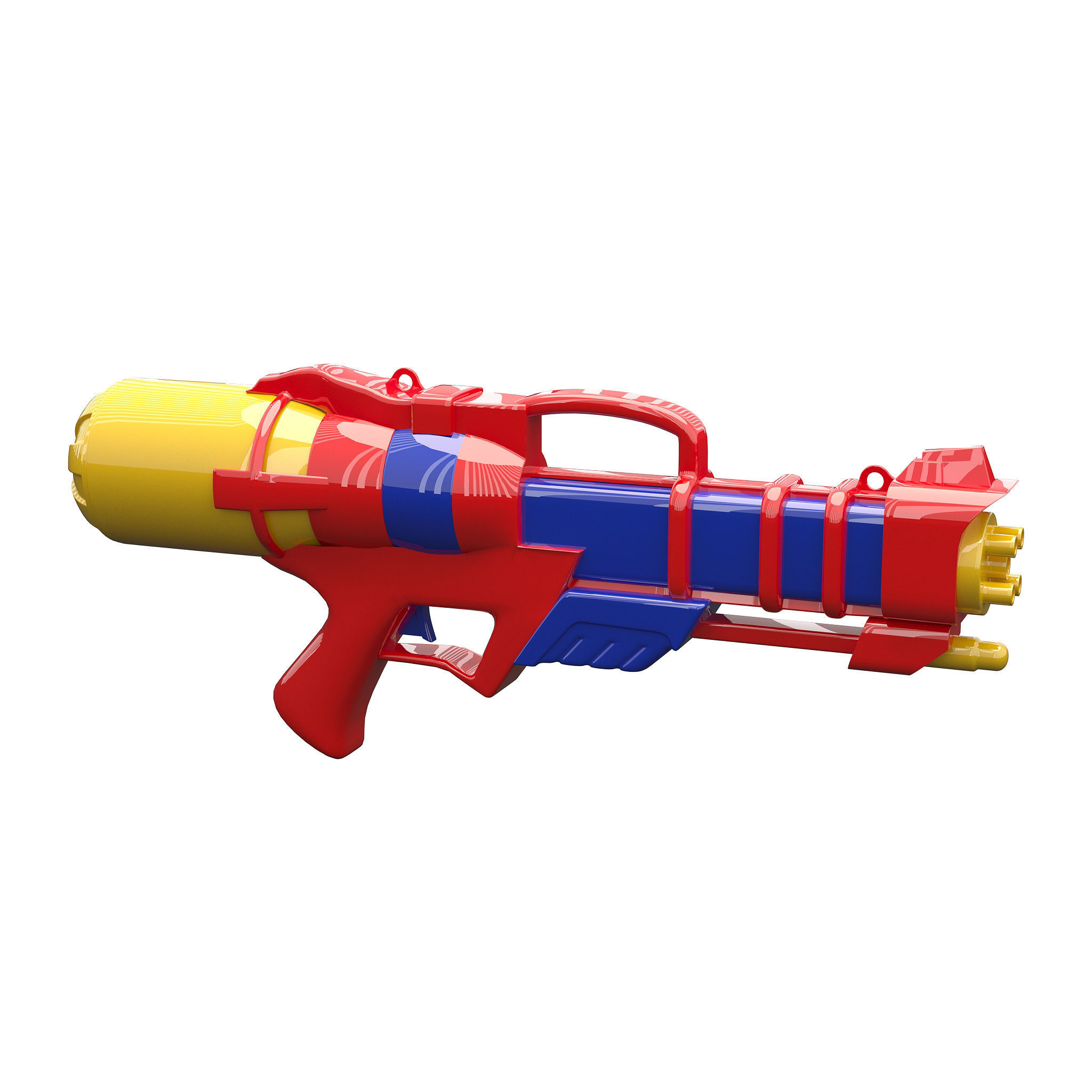 Water gun 3D model_9