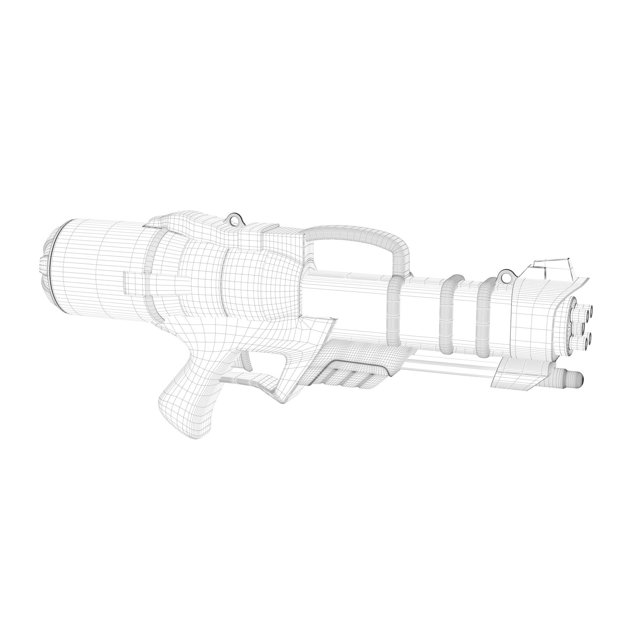Water gun 3D model_5