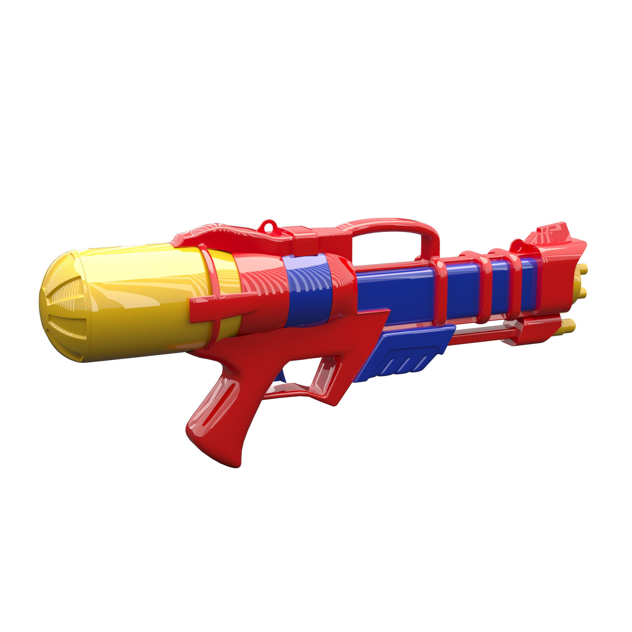 Water gun 3D model_8