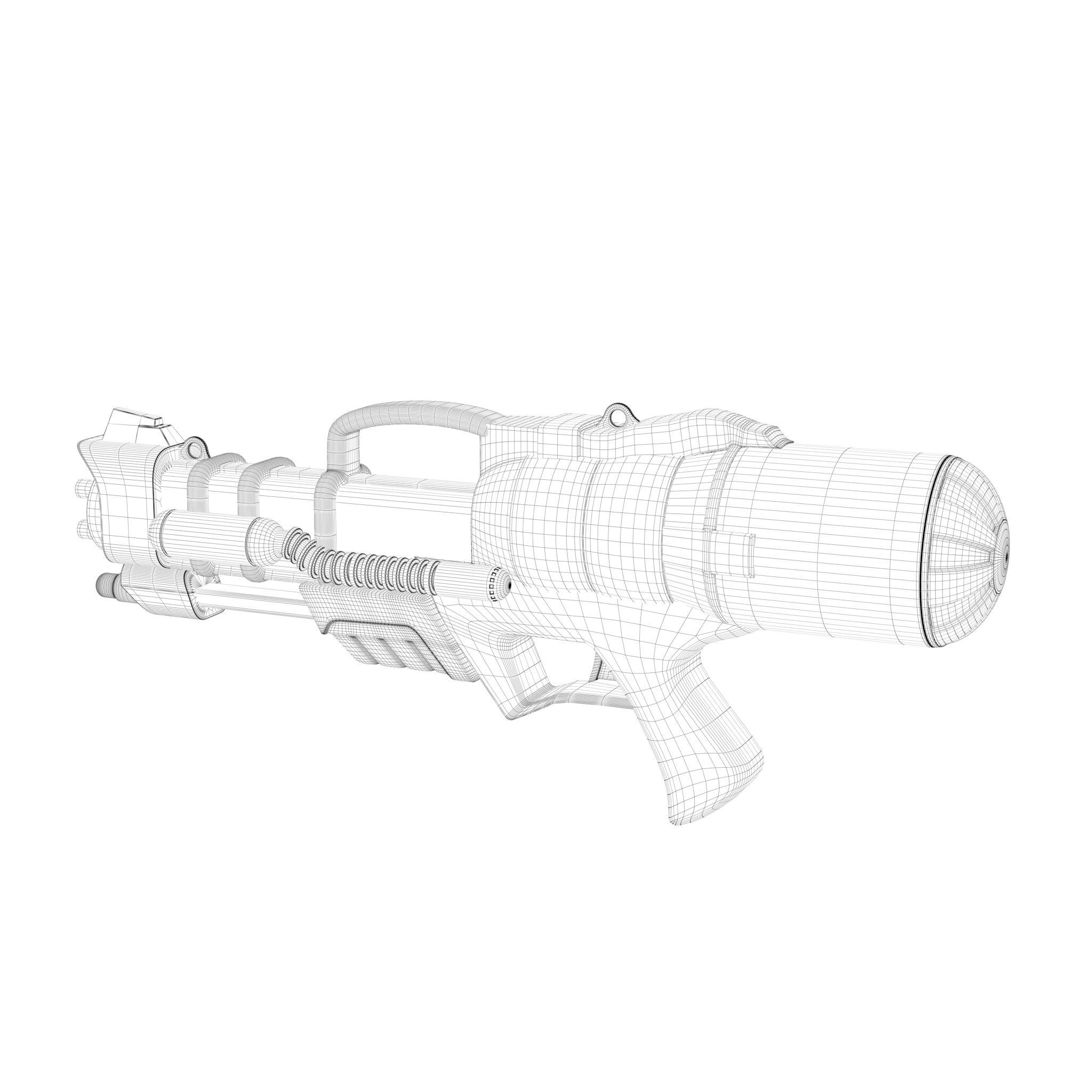 Water gun 3D model_3
