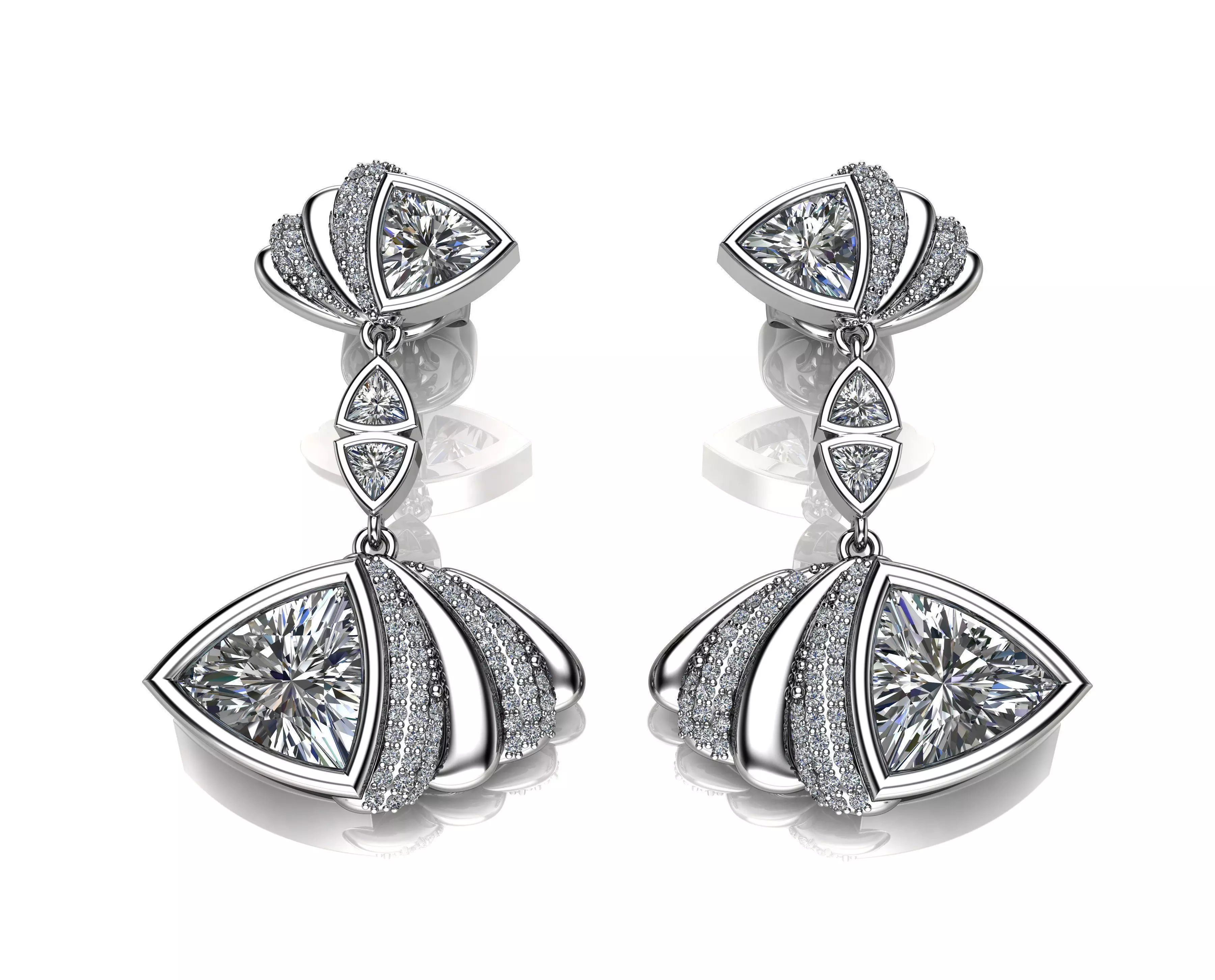 Beautiful Earrings 3D print model_0