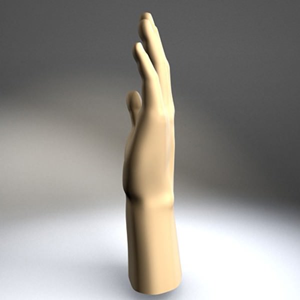 Hand model mannequin 3D model_2