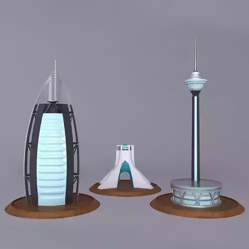 Decorative  Alarab - Milad - Azadi Tower