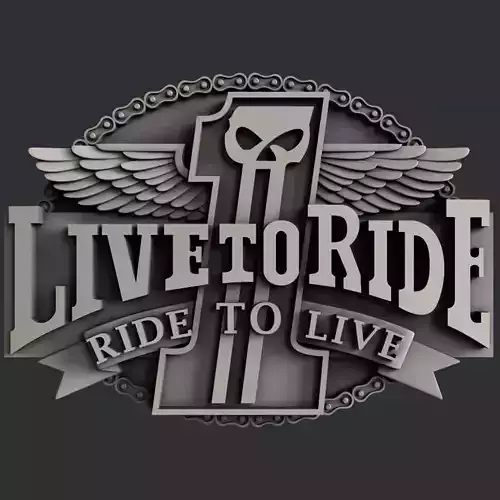 3d STL models for CNC Live to Ride
