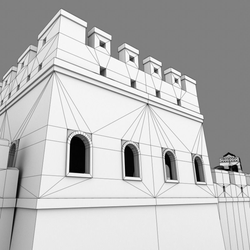 Great Wall Of China 3D model_17