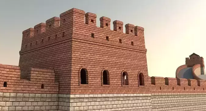 Great Wall Of China 3D model