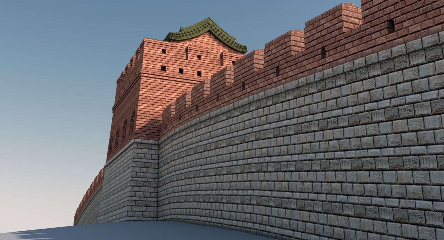 Great Wall Of China 3D model_8