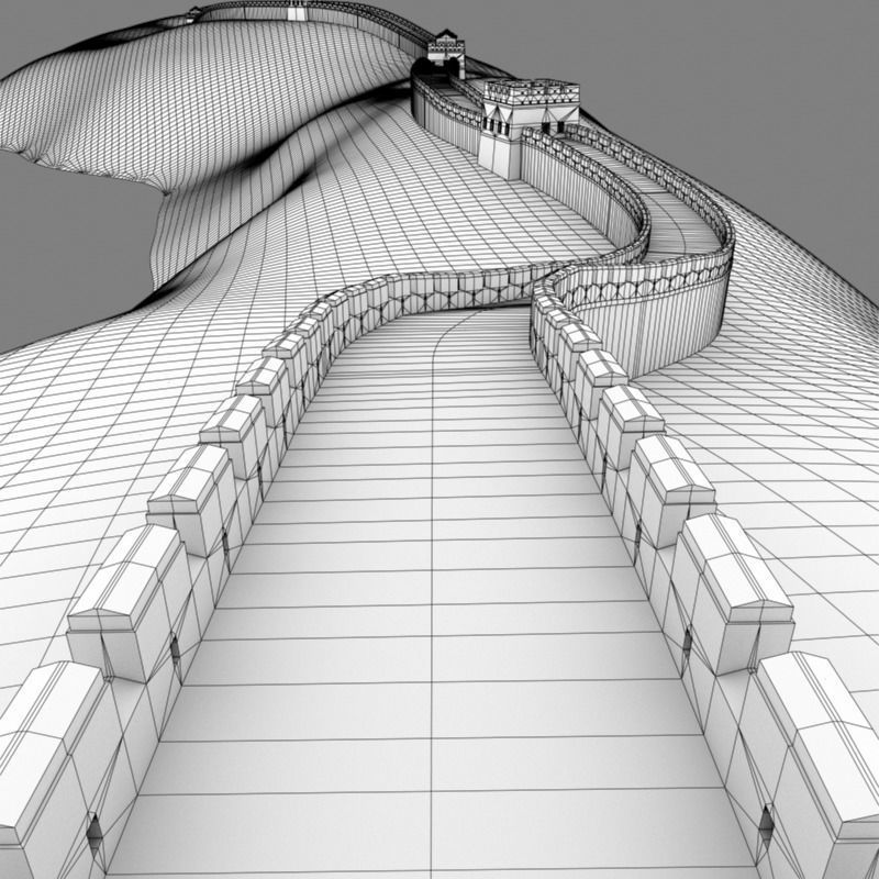 Great Wall Of China 3D model_20