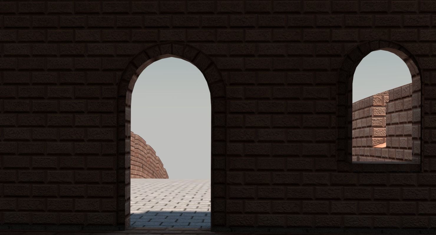 Great Wall Of China 3D model_9