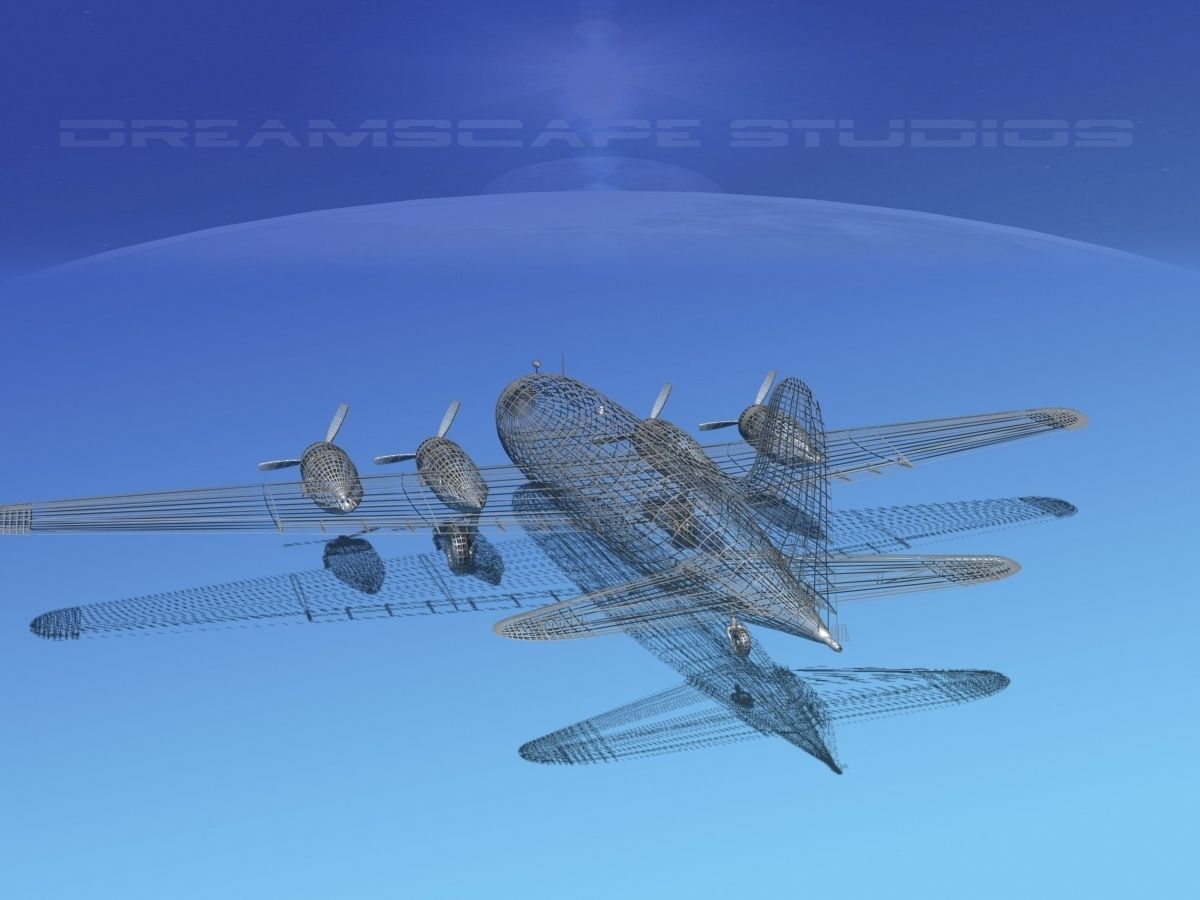 Boeing 307 Stratoliner Pan American 2 3D model_14